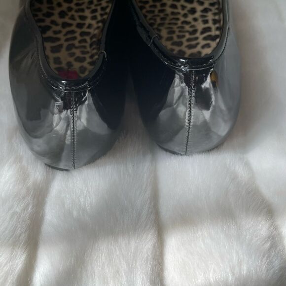NWOB Pleaser Anna-01 black flats ballerina shoes with bow accent round t… - Picture 11 of 11